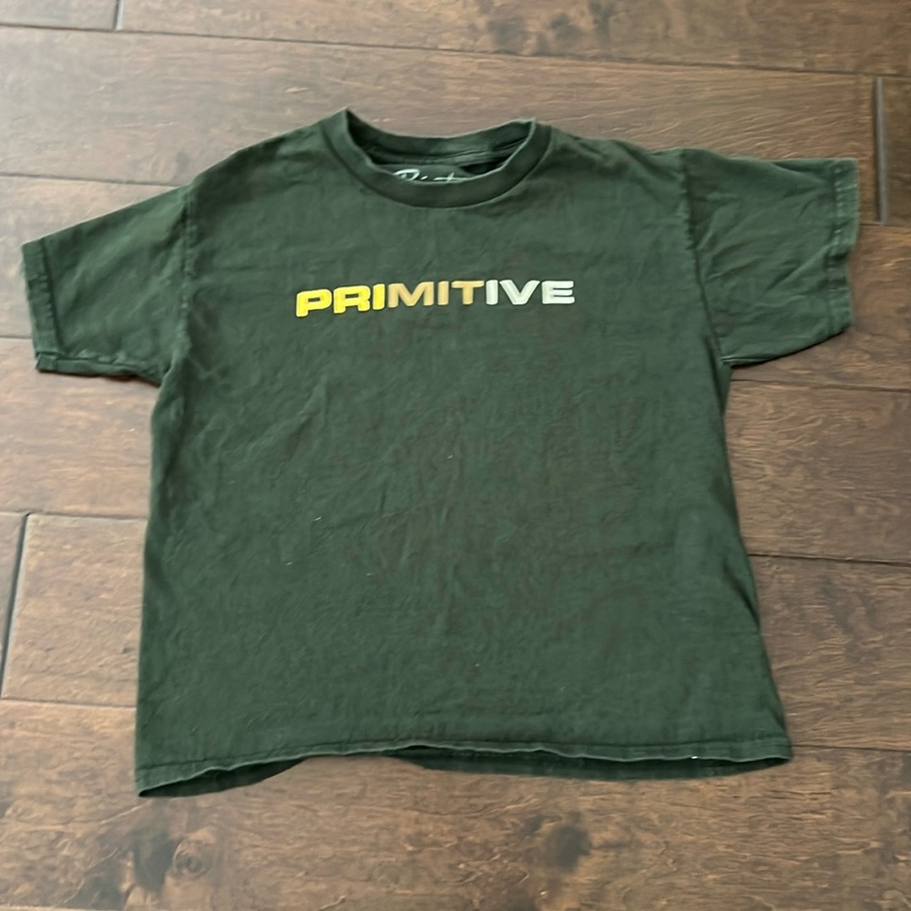 Primitive T-shirt, size S, green